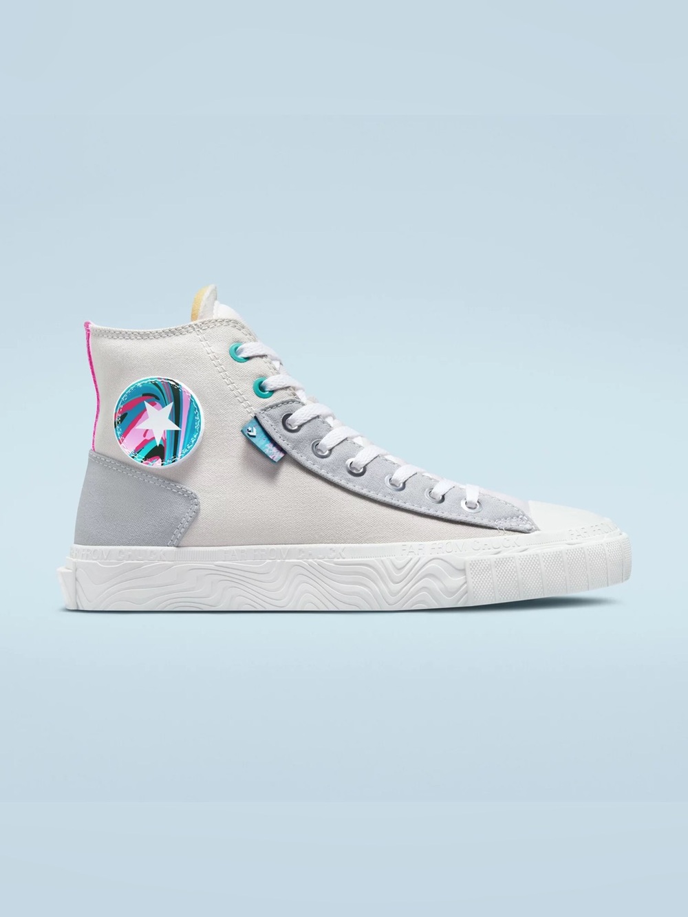 Converse Chuck Taylor Alt Star Marbled Patch Gray/Pink/Teal Women’s 8 Men’s 6